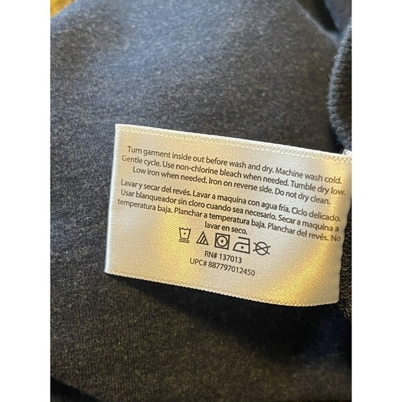 Wildfox Sweatshirt Womens S Navy Blue Good Vibes Oversized french terry texture - Picture 4 of 6